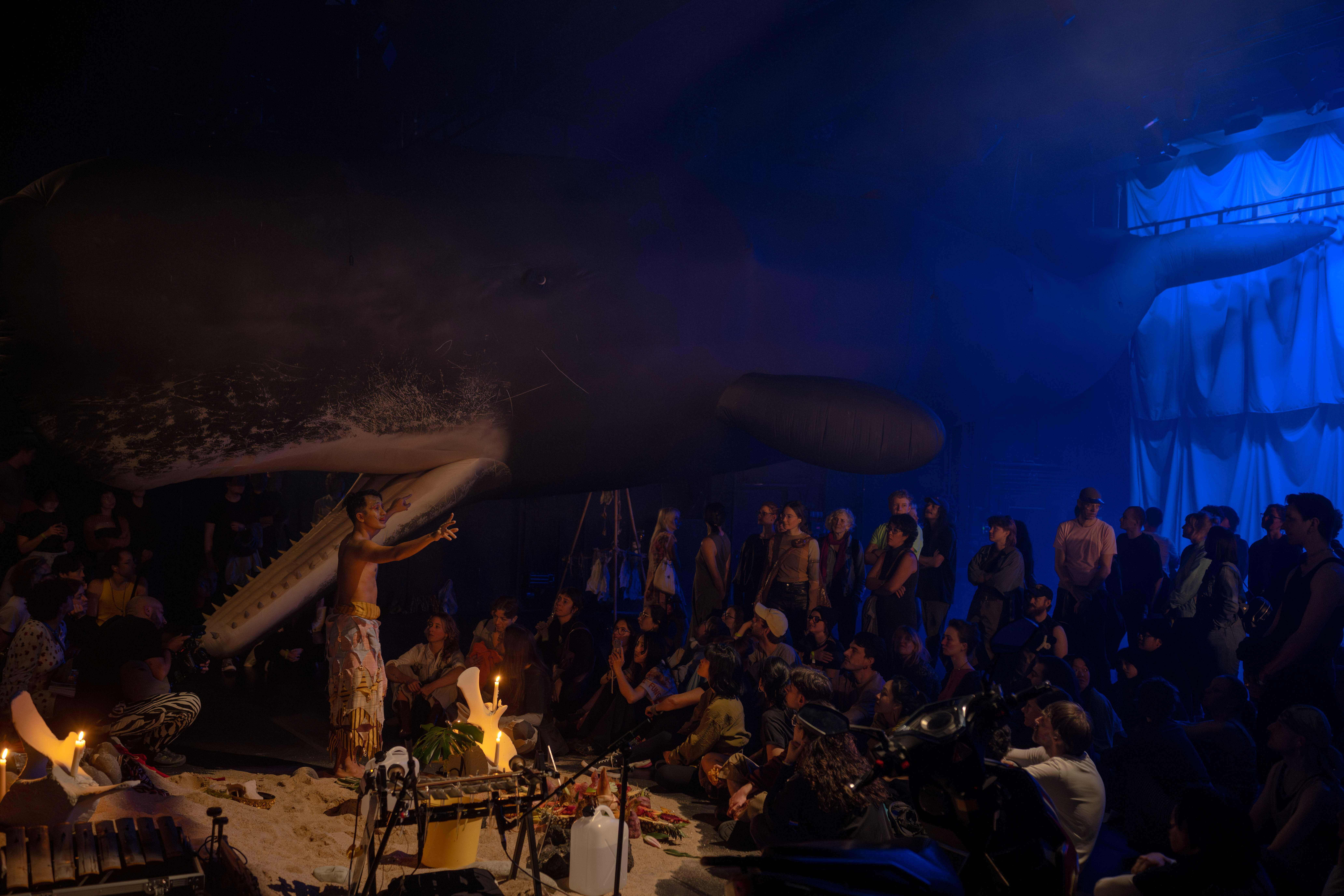 2026臺北藝術節/海籠/Ocean Cage - Tianzhuo Chen and Siko Setyanto - 5 May 2024 - HAU - Berlin © Camille Blake-98小